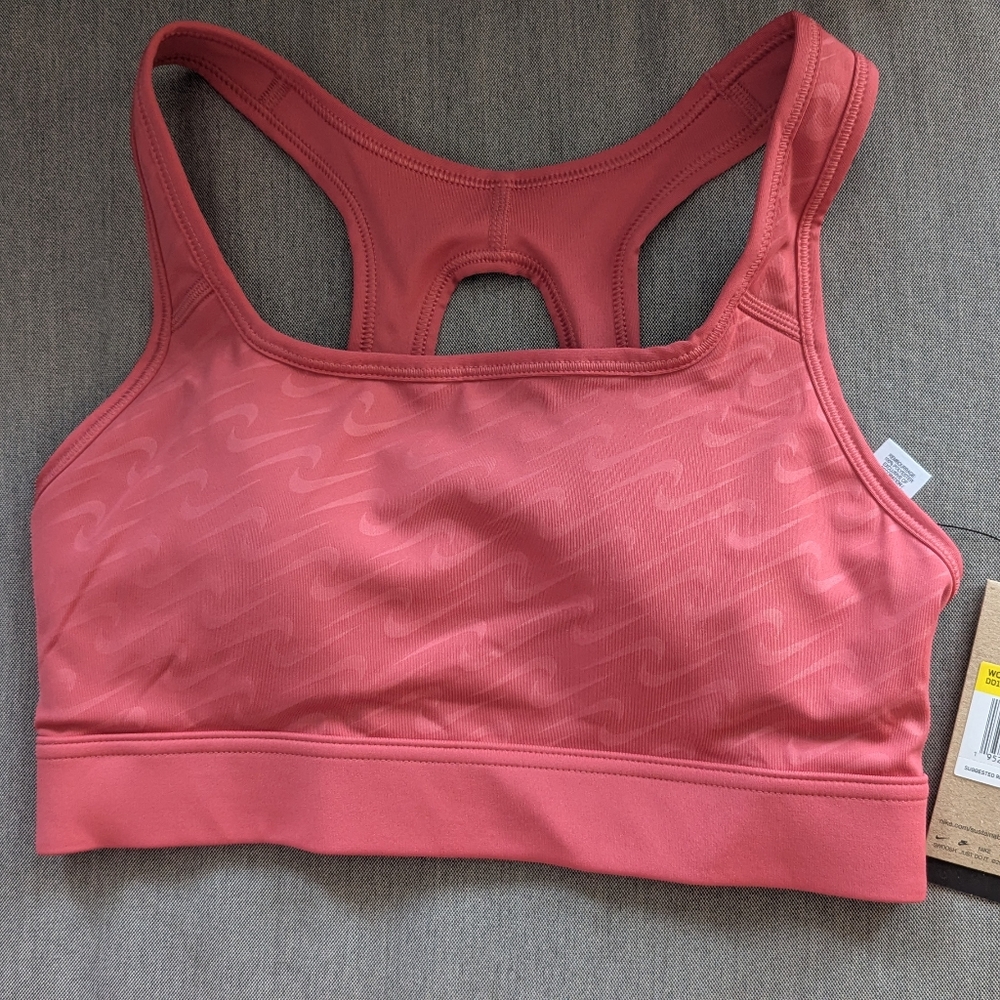 NWT Nike Swoosh Icon Clash Sports Bra Size S